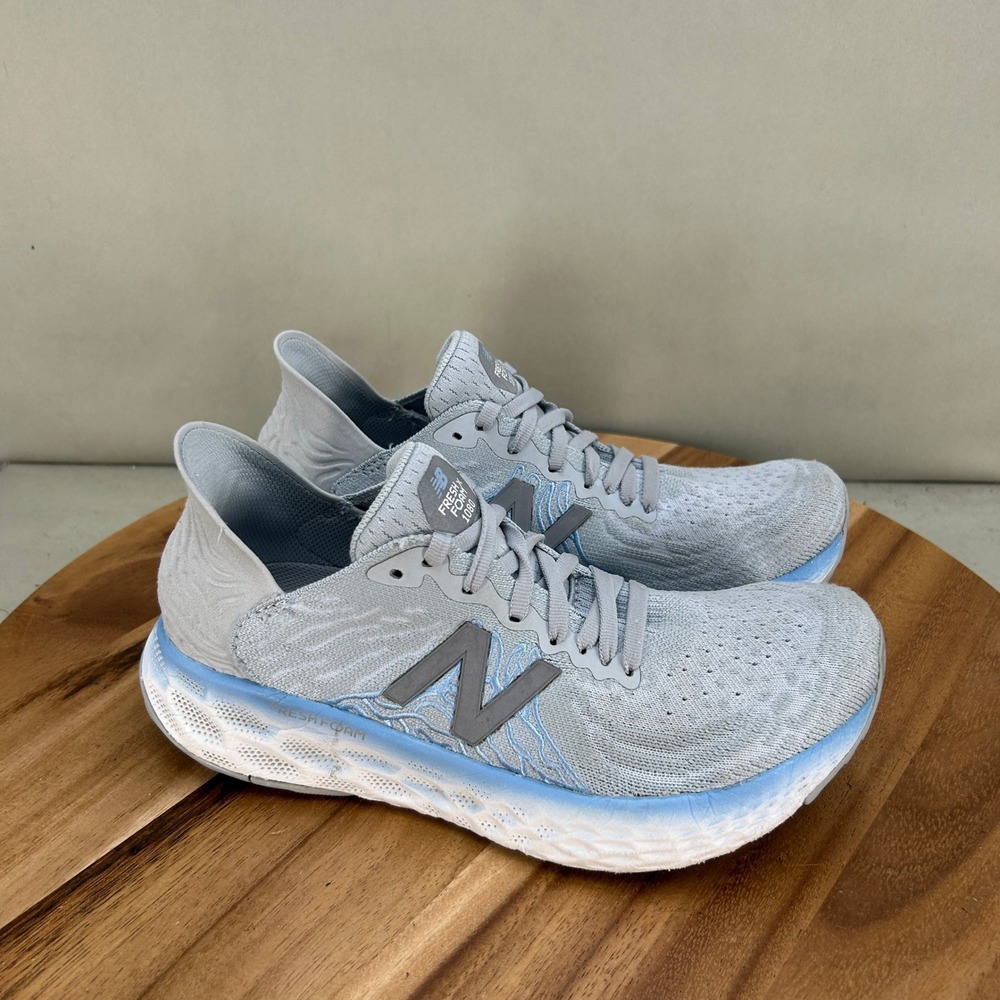New Balance Fresh Foam 1080 v11 Womens 7.5 Running Shoes Light Blue W1080M11